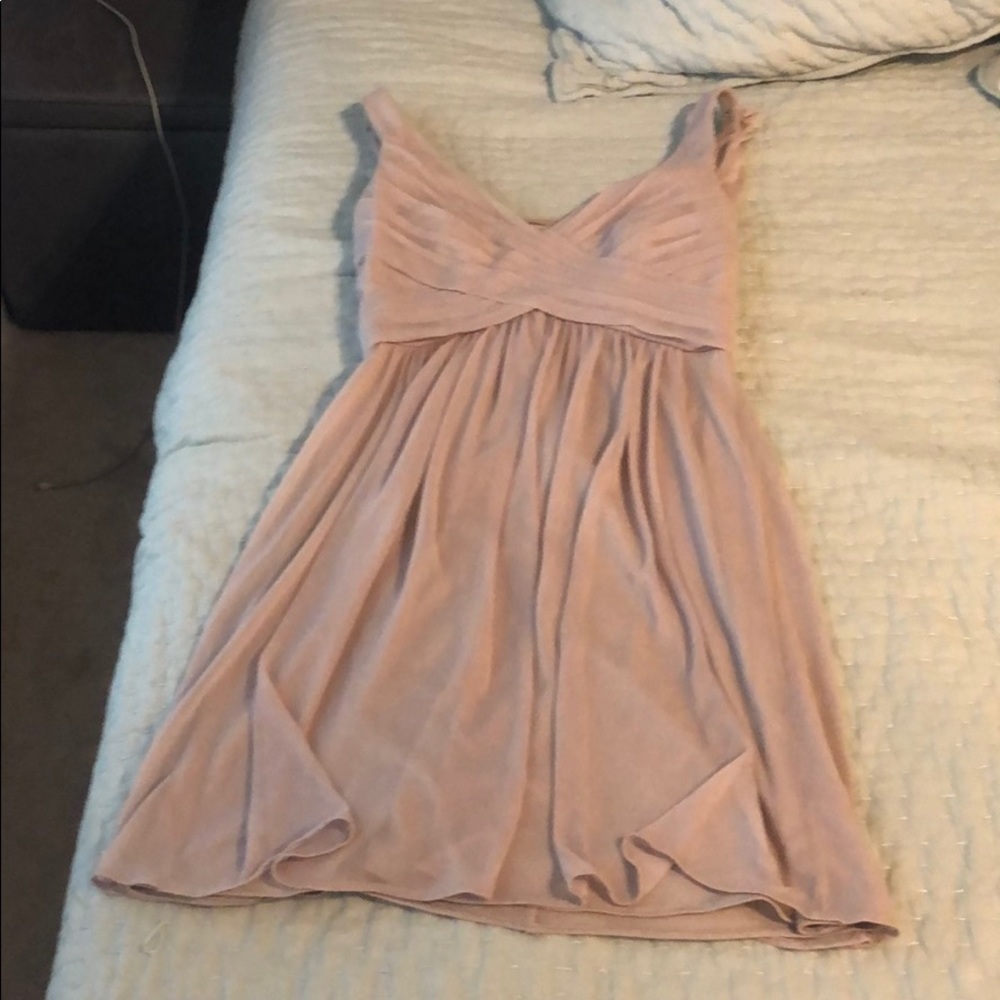 David’s Bridal short bridesmaid dress